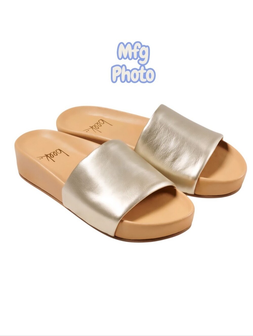 Beek Pelican Leather Platform Sandal, Womens 8